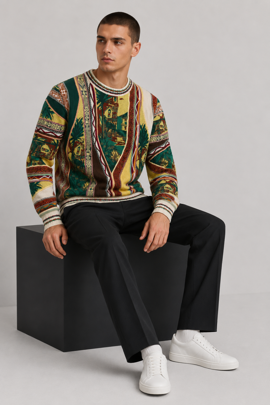 Carlo Colucci Strickpullover