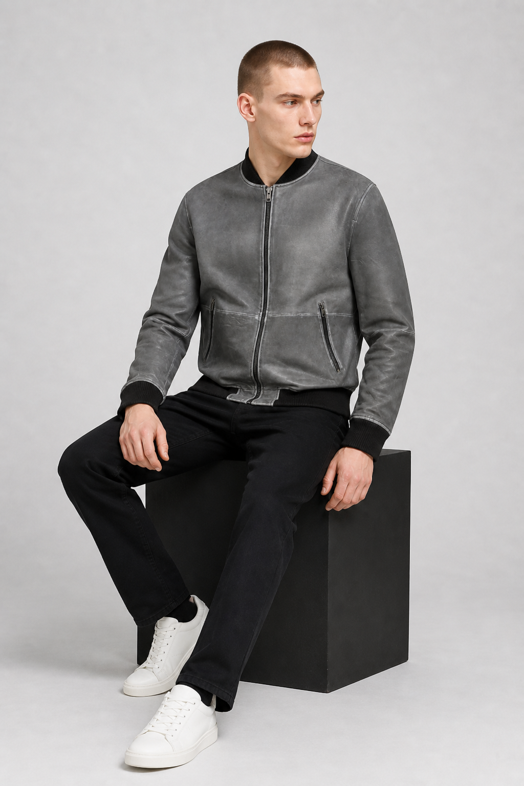 Jack & Jones Lederjacke