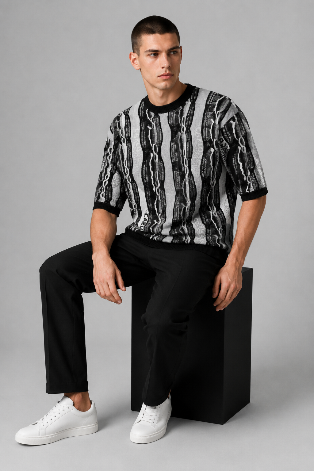 Carlo Colucci Strick-Shirt